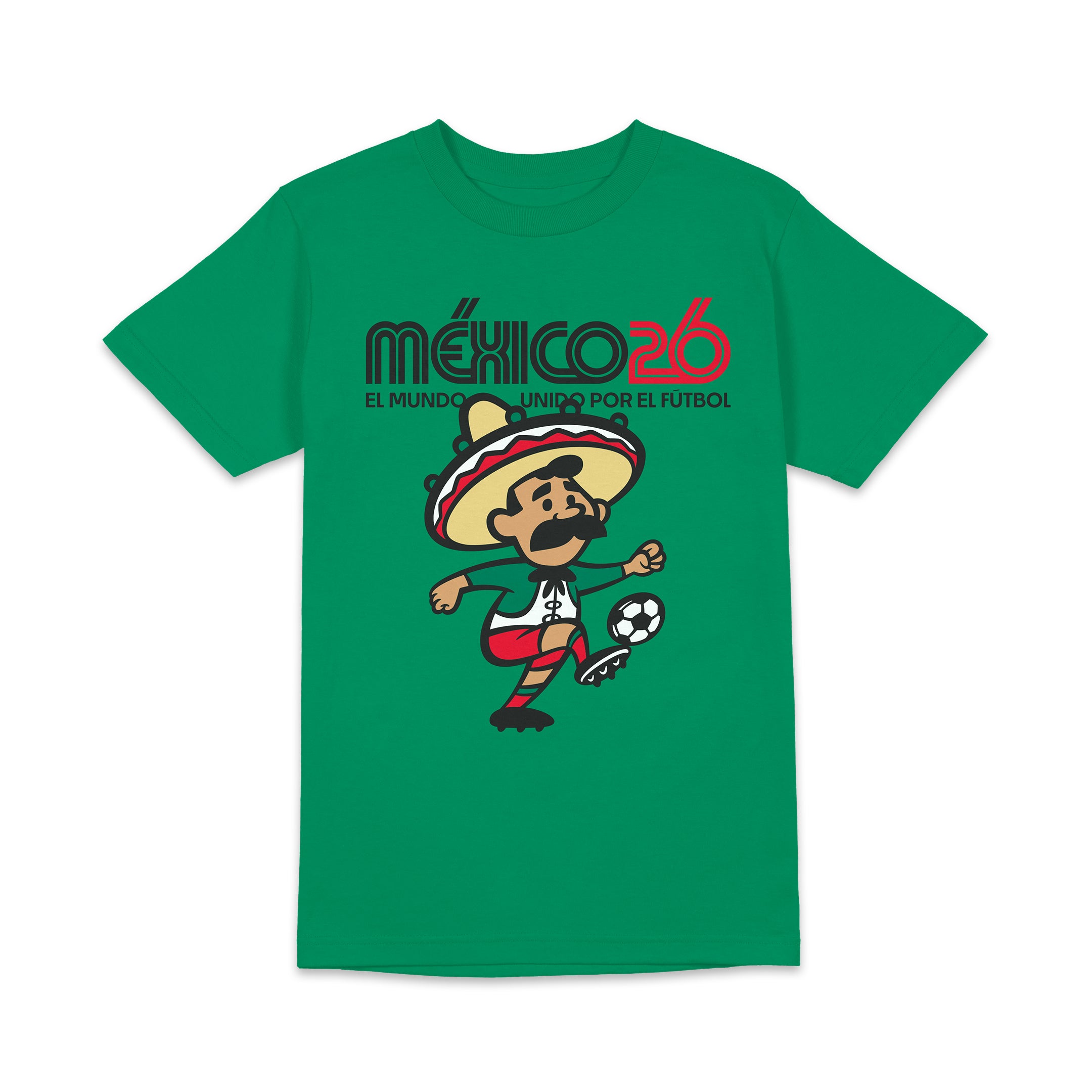 Playera adulto verde Mundial