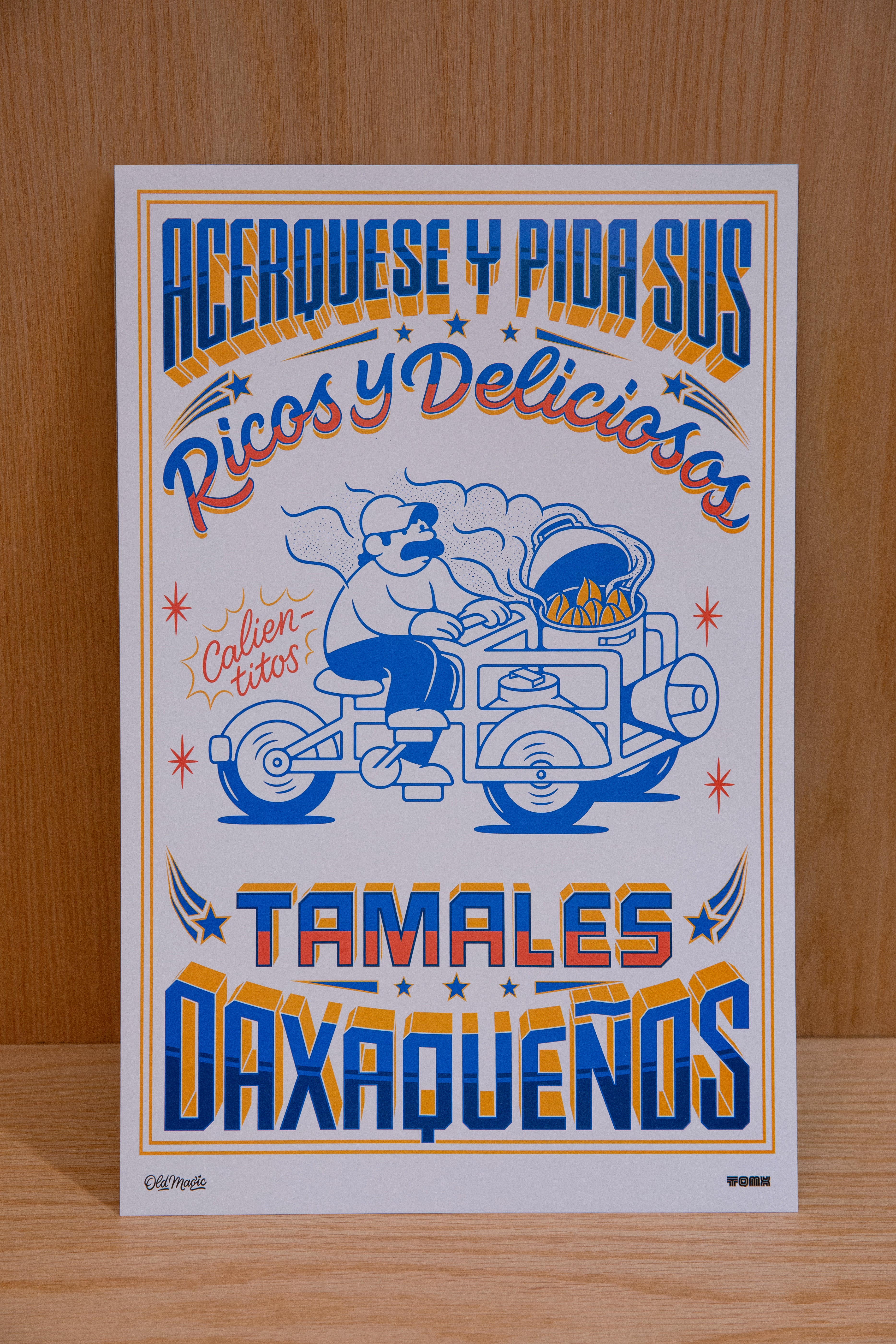Poster tamales oaxaqueños