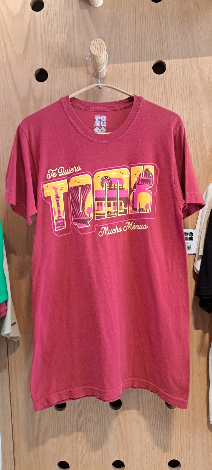 Playera vino TE QUIERO MUCHO MÉXICO