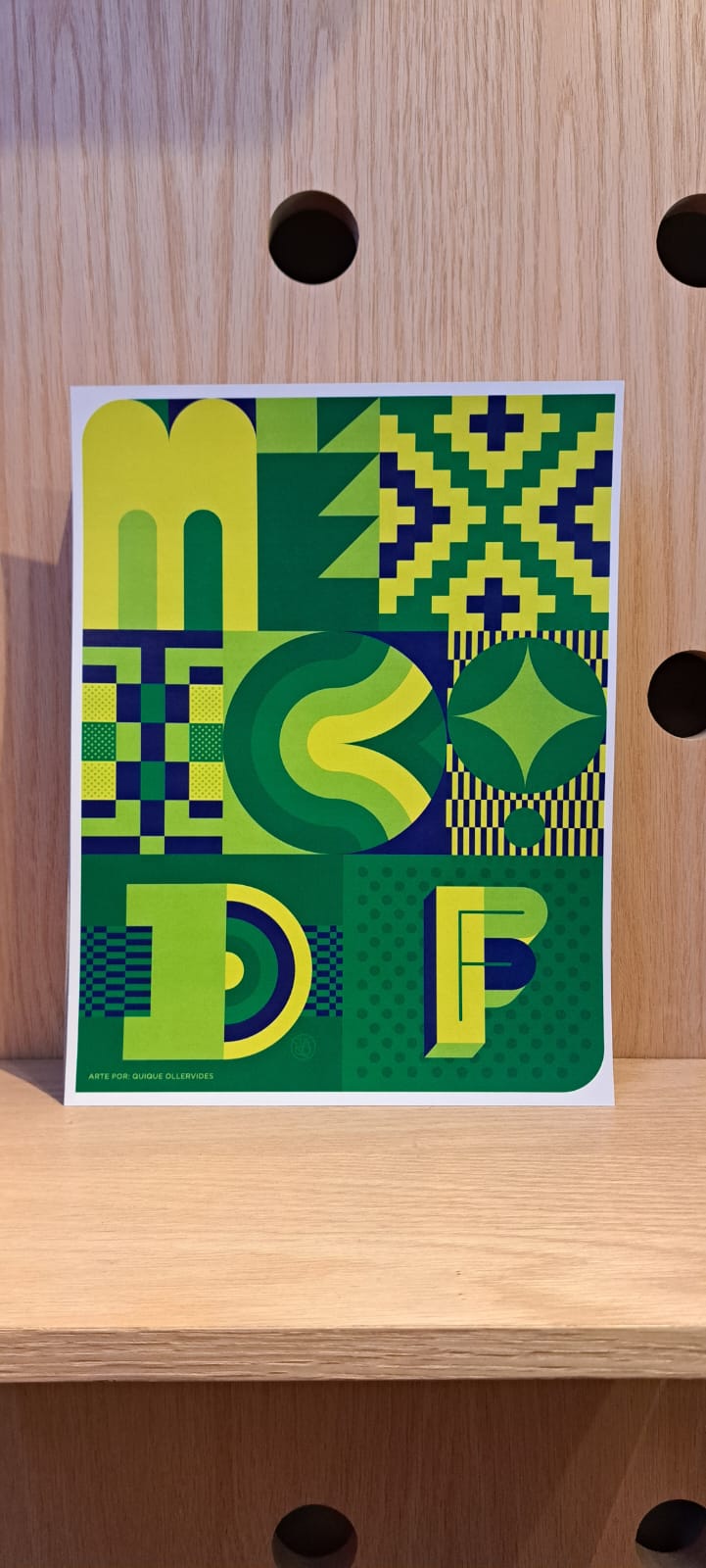 Poster Quique de Ollervides Verde